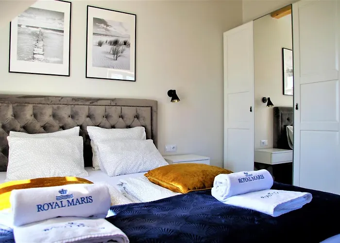 Royal Maris 2 - Najlepsza Lokalizacja W Ustce, Blisko Plazy I Portu, Bezplatny Parking, Scicsle Centrum Lägenhet *